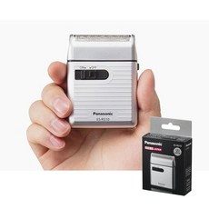파나소닉 휴대용 면도기 건전지 미니면도기 RS10 국내입고, 1개, 실버