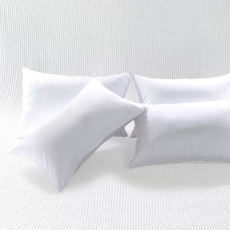 네모라인 국내생산 엠보극세사 베개솜 2개+베개커버 2개, 화이트+엠보극세사 베개솜, 2개