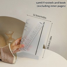 착용 갑옷 보관 소책자 투명 디스플레이 사진 네일 컬러 매트 카드 샘플 도구 스타일 프레임, A7