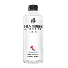元氣森林 蘇打氣泡水480ml+外星人運動飲料500ml+元氣自在水500ml組合, 1個, 外星人-海鹽荔枝味運動飲料500ml, 500ml