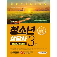청소년상담사 3급 최종모의고사(2018):출제기준 및 최근 기출문제 유형 반영 모의고사 5회분 수록, 시대고시기획, 홍평표