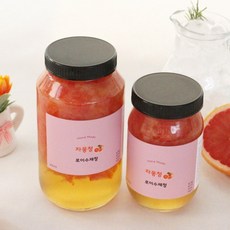 로이수제청 자몽청 선물포장 단체선물 명절선물 선물세트, 1kg, 1개, 1개, 1개입