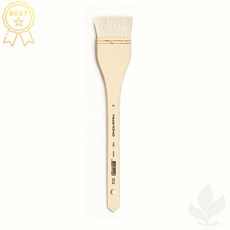 화홍 백붓 100 2호 45mm 천연염소털 세밀도포 수채화 아크릴용 전문가용