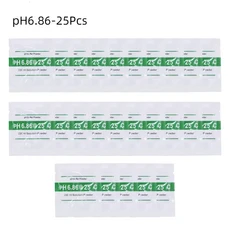 25 개/몫 PH 버퍼 파우더 4.00/6.86/9.18 교정 포인트 PH 측정 교정 솔루션 PH 테스트 미터 용 도구 액세서, 03 pH-6.86 25pcs, 03 pH-6.86 25pcs