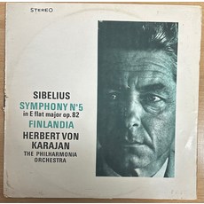 중고LP) Sibelius - Symphony No.5/Finlandia(시벨리우스 교향곡/핀란디아/폰 카라얀 지휘) 자켓VG+/음반NM