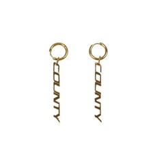 마르셀로벌론카운티오브밀란 카운티 펜던트 후프 이어링