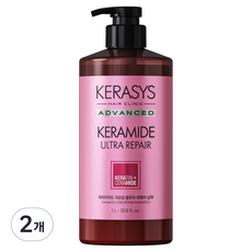케라시스 케라마이드 극손상 울트라 리페어 샴푸, 1L, 2개