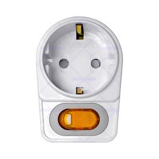 (주)신성전기 신성전기 1구 스위치 멀티탭 GA0124, 1개, 2cm