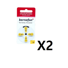 힘쎄고 오래가는 에너자이저 버나폰 보청기배터리 2통 80알, 1세트, 버나폰 보청기배터리 10번 2통 80알