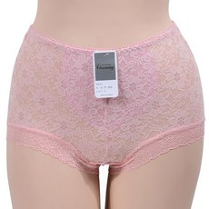 챠밍 누디라인 여성 맥시팬티 망사 플라워 삼각 빤스 삼각 편한 심리스 빤스