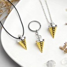 구울 크림슨 로터스 아이 목걸이 합금 키체인 펜던트