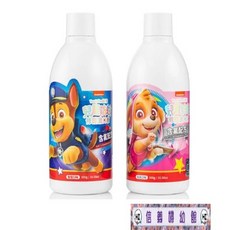 新信義藥局 汪汪隊齒妍堂 兒童含鈣健齒漱口水，溫和防蛀，清新水果口味，守護寶貝牙齒健康, 1個, 無氟-泡泡糖口味