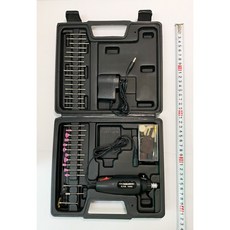 DZT TOOLS 迷你電磨機 12V DC 16000RPM 60件組, 1個, 有線110V 12V黑盒小電磨(60件組