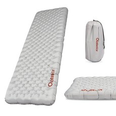 Olaterior 793.8g(28온스) 초경량 슬리핑 패드 7.2R 단열 공기 주입식 캠핑 하이킹 배낭여행 등반을 위한 경량 수면 매트 가방 포함 70.9 x 59