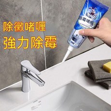 強效除霉凝膠 浴室磁磚縫清潔劑 洗衣機膠條除霉 防霉除黑, 1支裝