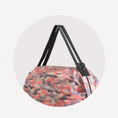 더홈스 휴대용 접이식 장바구니, 1개, 4.핑크호피