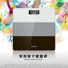 電子體重計體重秤 強化玻璃 180KG電子體重秤, 2626-黑（A28）, 1個