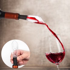 풍미를 살리는 와인 에어레이터 투명 와인푸어러, 1개