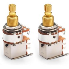 사훼 프로 황동 풀 미터 크기 푸시 포텐셔미터 기타 포트 오디오 테이퍼 A500K 일렉트릭 기타용 USA, B500K