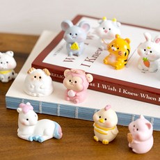 아기자기 12가지 십이지신 미니어처소품 모음*493Xj, 토끼, 십이지신 선택:토끼