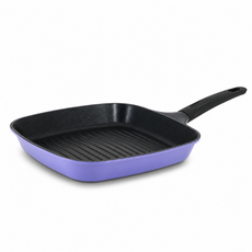 키친아트 통주물 사각 메탈 그릴팬, 29cm, 1개