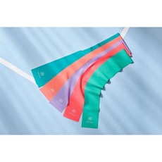 MYLALA 彈力帶 居家運動帶, 1個, 認真拉-土耳其藍(5.5kg-150cm