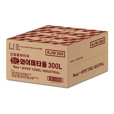 세이플러스 와이퍼타올 KJW300 대형 4겹 산업용 기계유지보수 기름제거 갈색원단, 갈색, 1개