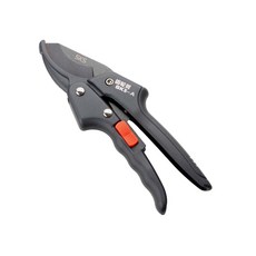 鐵灰色齒輪剪刀，人體工學設計，高硬度刀刃，園藝修剪工具, 1個