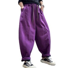 WAWAMOM 3종칼라 여성 기모 배기청바지 겨울 항아리 통바지 밴딩팬츠 GDY41