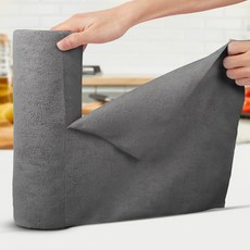 오솜 행주 빨아쓰는 주방 타올 극세사걸레 30CM 30매, 2개, 다크 그레이