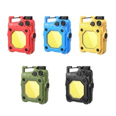 충전식 LED 라이트 COB 고리형 손전등, 1개, 그린