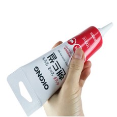 방수 실리콘 창틀 세면대 욕조 틈새막이 100ml, 백색