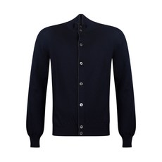 그란사소 하이 넥 버튼 가디건