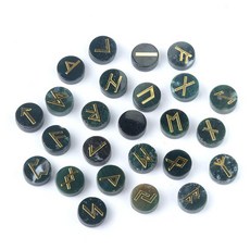 탄생석 크리스탈 비즈 광장 룬 에너지 마녀 운세 돌 홈 인테리어, 16-19mm, 9. India Agate, 1개
