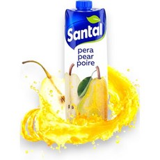 산탈 과일 음료 배 - 1000ml (1L) Santal Fruit Drink Pear - 1000ml (33.81fl oz), 1개, 1L
