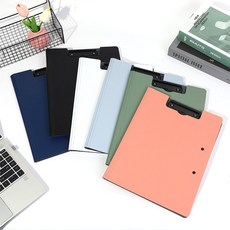 A3/A4 양면 클립보드 파일폴더 클립형 바인더 6컬러 knk+632QR, 본상품선택