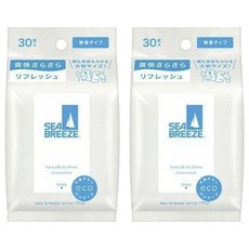 씨브리즈 페이스 & 바디 시트 30매입, 2개