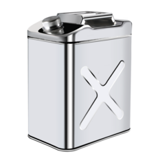 예비연료통 캠핑연료탱크 스테인리스 기름통 자동차 차박 포트, (304스텐) 두배두께 20L 정방형