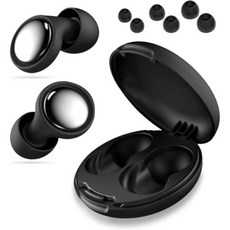 수면 소음 제거용 이어 플러그 -45dB 8개의 이어팁과 휴대용 케이스가 있는 부드럽고 재사용 가능한 실리콘 제거 콘서트 코골이 작업 및 여행용 블랙, 수면 소음 제거용 이어 플러그 -45dB 8개의 이어팁