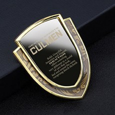 비브랜드 렉스턴 레터링 쉴드 엠블럼 익스테리어 몰딩 (호환상품), 실버(1P)