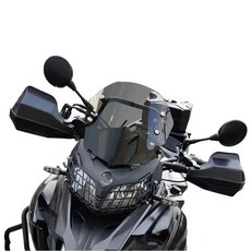 오토바이 윈드 디플렉터 실드 더블 버블 스크린, 1. Type A Gray