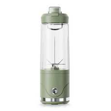便攜式無線榨汁機 650ml大容量碎冰果汁杯, 橄欖綠