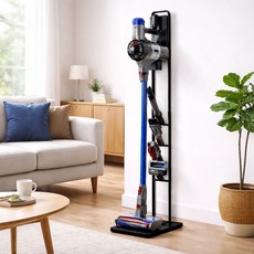 무선청소기 거치대 스탠드 다이슨 호환 V6 V7 V8 V10 V11, 블랙