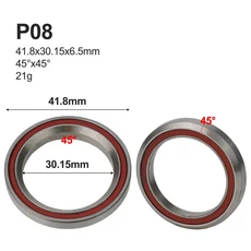 자전거 헤드셋 베어링 38mm 39mm 41mm 44mm 49mm 52mm MTB 로드 자전거 1.5 1 인치 1 인치 8 인치 45/36 앵, 01 빠른  Mainland
