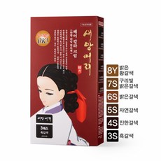 다빛 새치염색약 저자극 셀프 흰머리 커버 허브 헤어 크림 컬러, 1개, 3S
