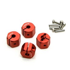 육각 휠 어댑터핀 나사 부품용, 5. Red 10mm, 1개