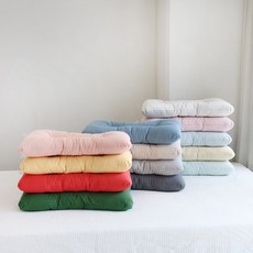 피오라 빨아쓰는 성인용 기능성 낮은 경추베개 58x38cm, ST블루, 1개, ST블루