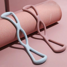 어뮤즈 요가 필라테스 스트레칭 밴드, 1개, 블루