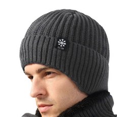 겨울귀달이모자 골프방한모자 남성 귀덮개 니트 모자 비니 ujd+3258vo