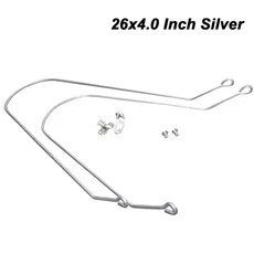 2026 인치 지방 타이어 자전거 머드 MTB 도로 내구성 펜더 액세서리 실버 알루미늄 합금, 01 빠른, 01 26inch